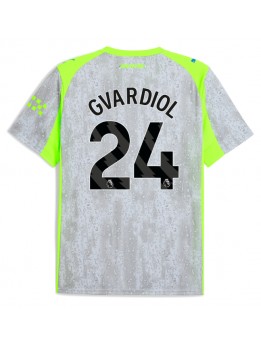 Billige Manchester City Josko Gvardiol #24 Tredjedrakt 2025-26 Kortermet